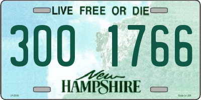 NH license plate 3001766