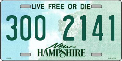NH license plate 3002141