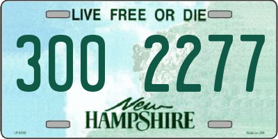 NH license plate 3002277