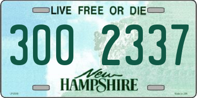 NH license plate 3002337
