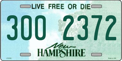 NH license plate 3002372