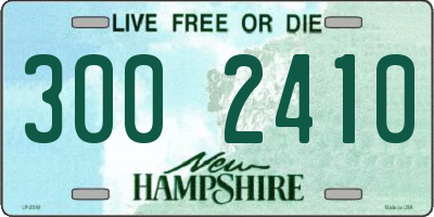 NH license plate 3002410