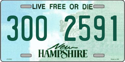NH license plate 3002591