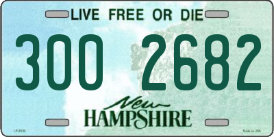NH license plate 3002682