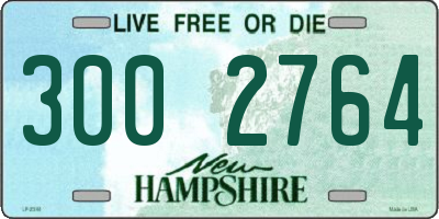 NH license plate 3002764