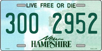 NH license plate 3002952