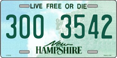 NH license plate 3003542