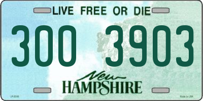 NH license plate 3003903