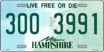 NH license plate 3003991