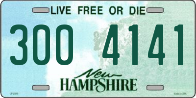 NH license plate 3004141