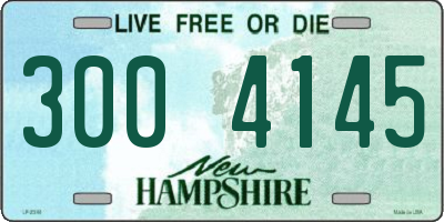 NH license plate 3004145