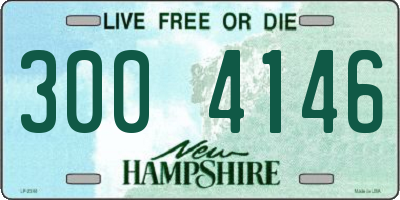 NH license plate 3004146