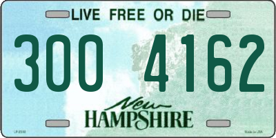 NH license plate 3004162