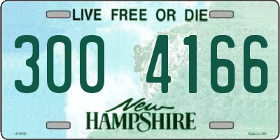NH license plate 3004166
