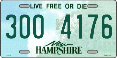 NH license plate 3004176