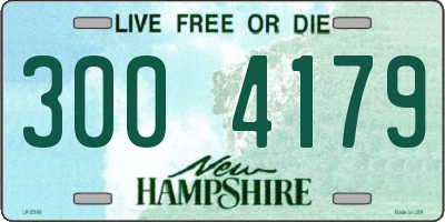 NH license plate 3004179