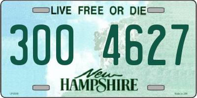 NH license plate 3004627