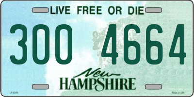 NH license plate 3004664