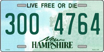 NH license plate 3004764