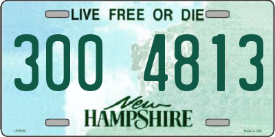 NH license plate 3004813