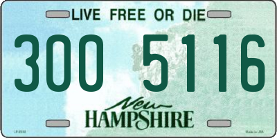 NH license plate 3005116