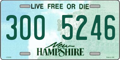 NH license plate 3005246