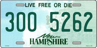 NH license plate 3005262