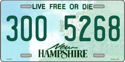 NH license plate 3005268