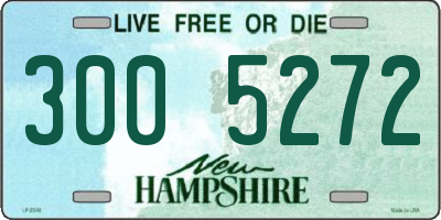 NH license plate 3005272