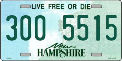 NH license plate 3005515