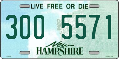 NH license plate 3005571