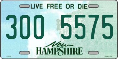 NH license plate 3005575