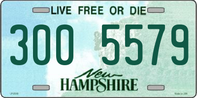 NH license plate 3005579
