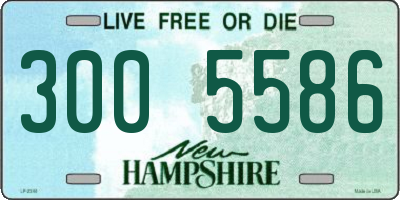 NH license plate 3005586