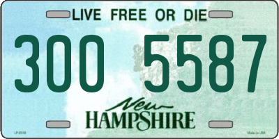 NH license plate 3005587