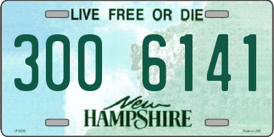 NH license plate 3006141