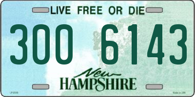 NH license plate 3006143