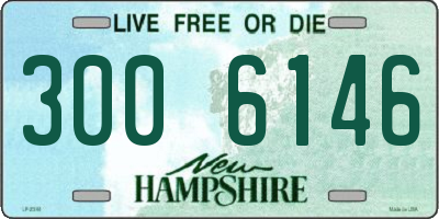 NH license plate 3006146