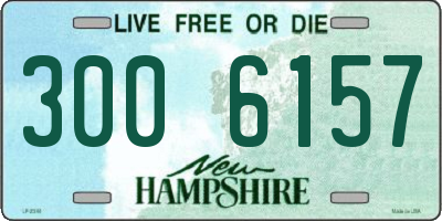 NH license plate 3006157