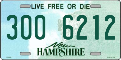 NH license plate 3006212