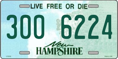 NH license plate 3006224