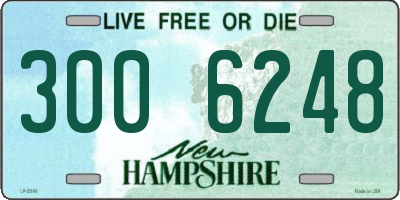 NH license plate 3006248