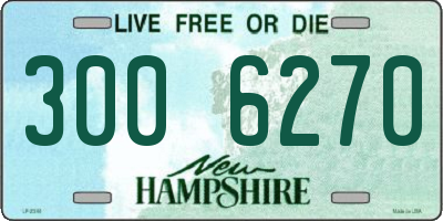NH license plate 3006270