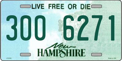 NH license plate 3006271