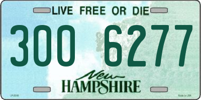 NH license plate 3006277
