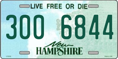 NH license plate 3006844