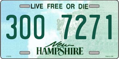 NH license plate 3007271