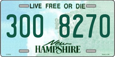 NH license plate 3008270