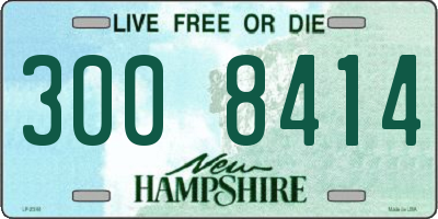 NH license plate 3008414