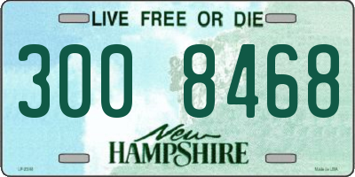 NH license plate 3008468